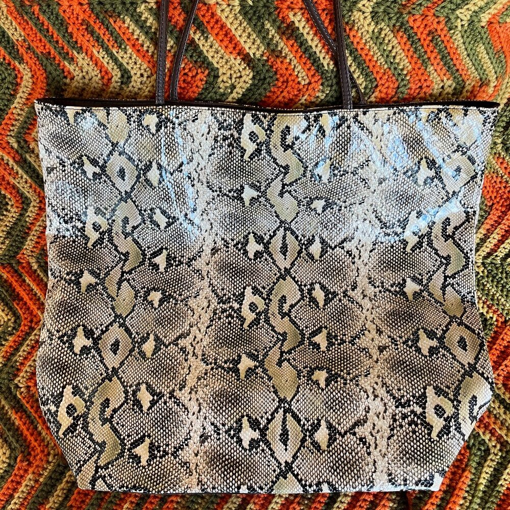 Faux Snakeskin bag - DSW